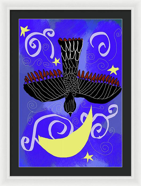 Night Hawk - Framed Print