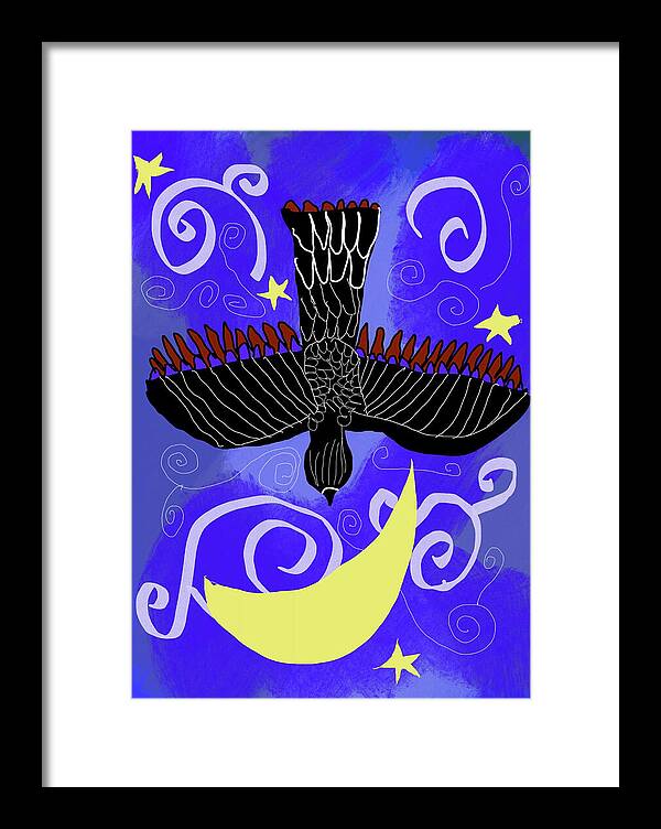 Night Hawk - Framed Print