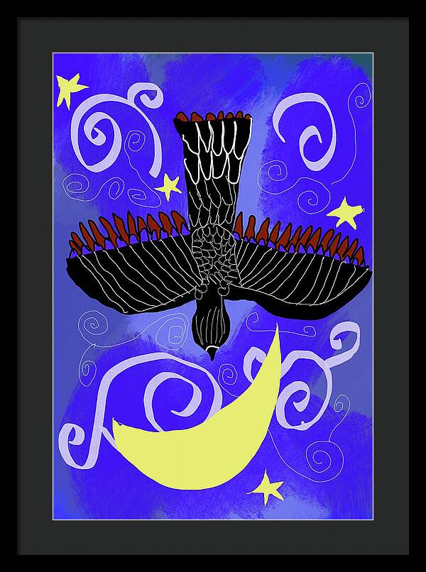 Night Hawk - Framed Print