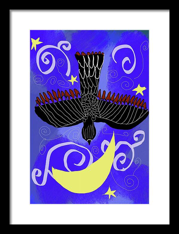 Night Hawk - Framed Print