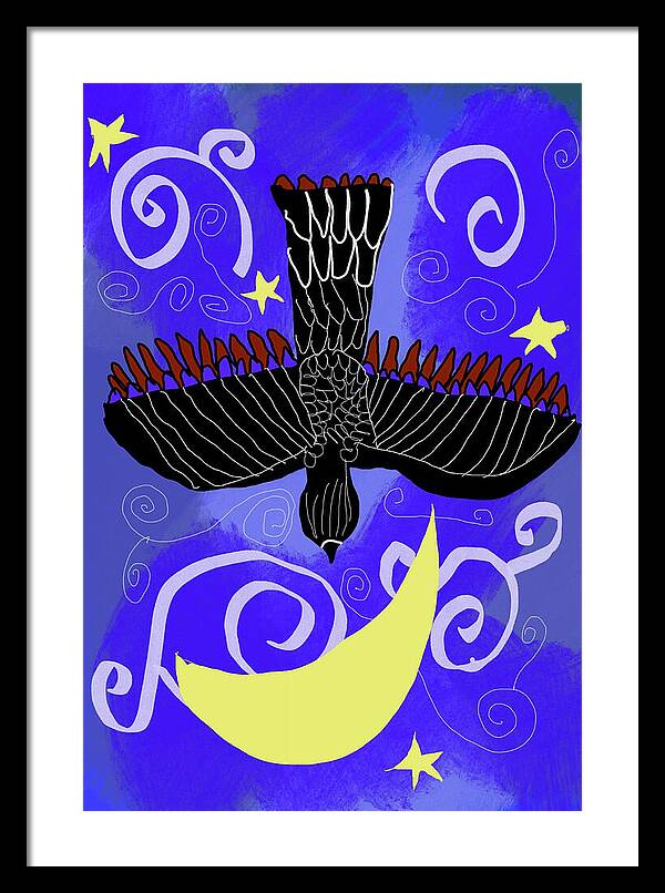 Night Hawk - Framed Print