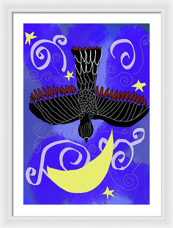 Night Hawk - Framed Print