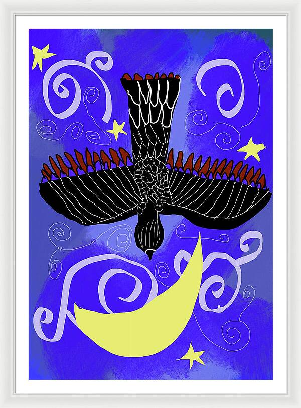 Night Hawk - Framed Print