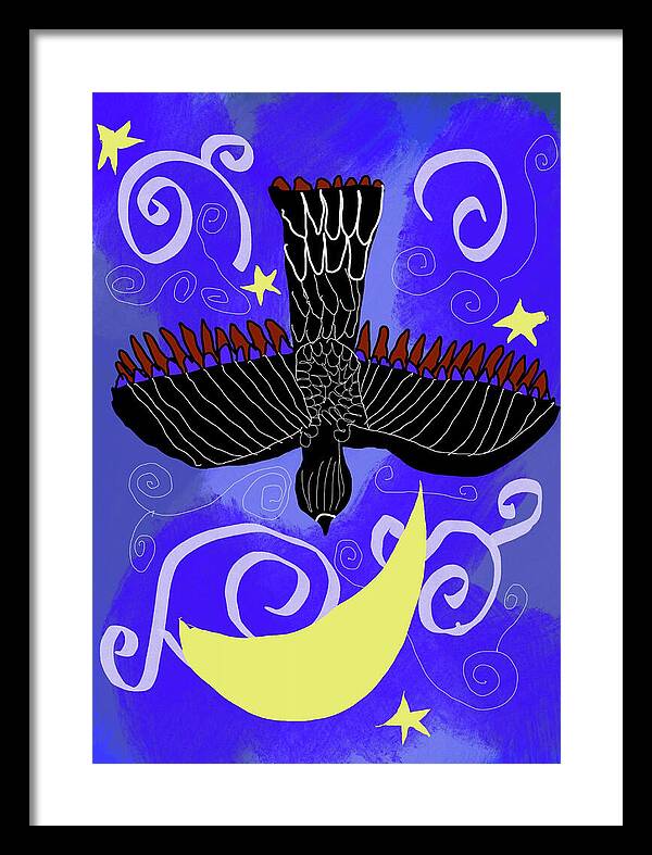 Night Hawk - Framed Print