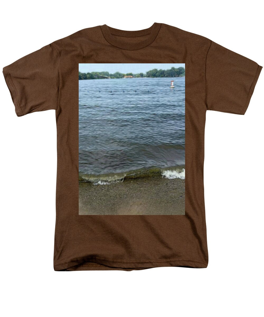 Nippersink Lake in August - Men's T-Shirt  (Regular Fit)