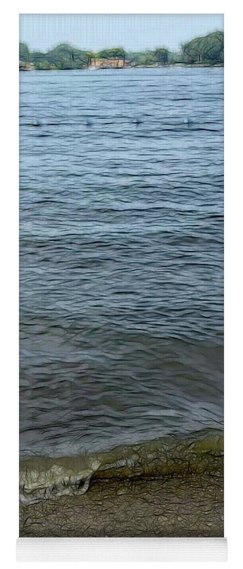 Nippersink Lake in August - Yoga Mat