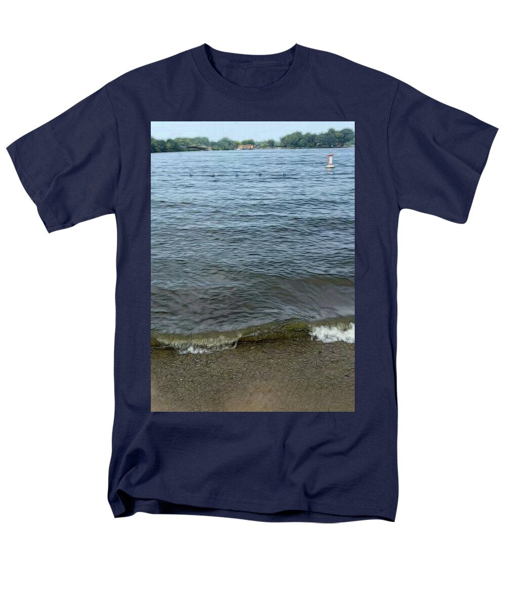 Nippersink Lake in August - Men's T-Shirt  (Regular Fit)