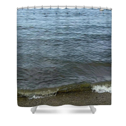 Nippersink Lake in August - Shower Curtain