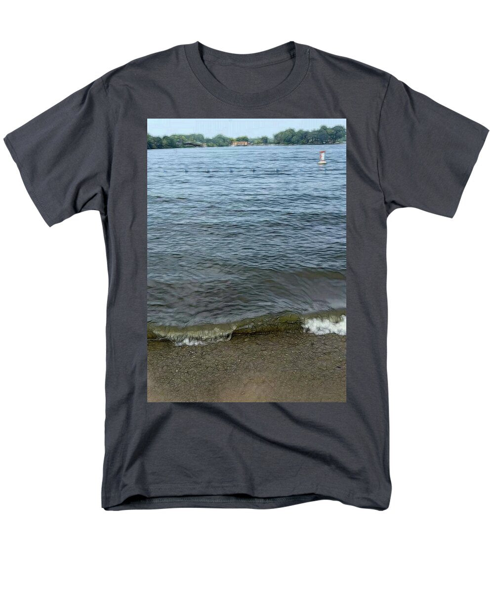 Nippersink Lake in August - Men's T-Shirt  (Regular Fit)