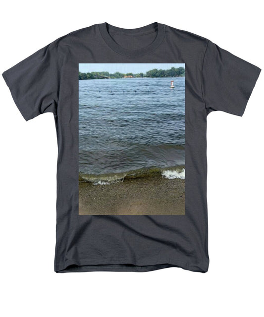 Nippersink Lake in August - Men's T-Shirt  (Regular Fit)