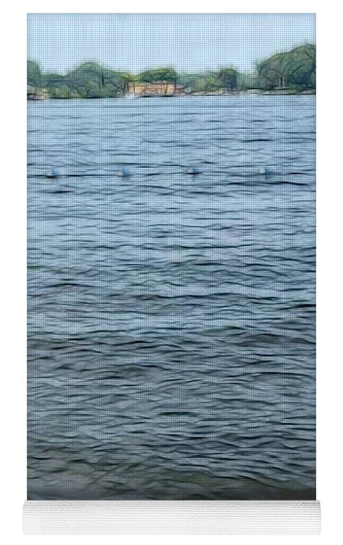 Nippersink Lake in August - Yoga Mat