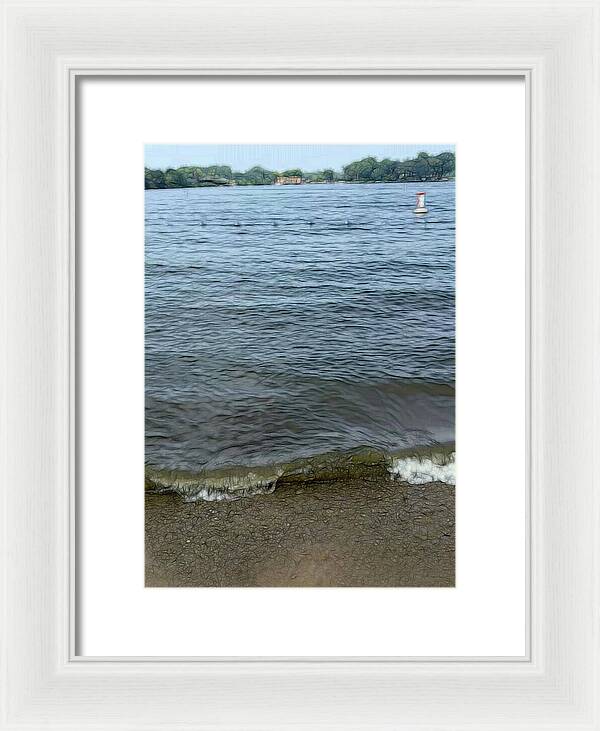 Nippersink Lake in August - Framed Print