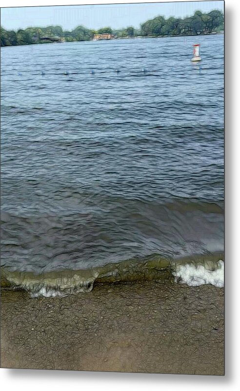 Nippersink Lake in August - Metal Print