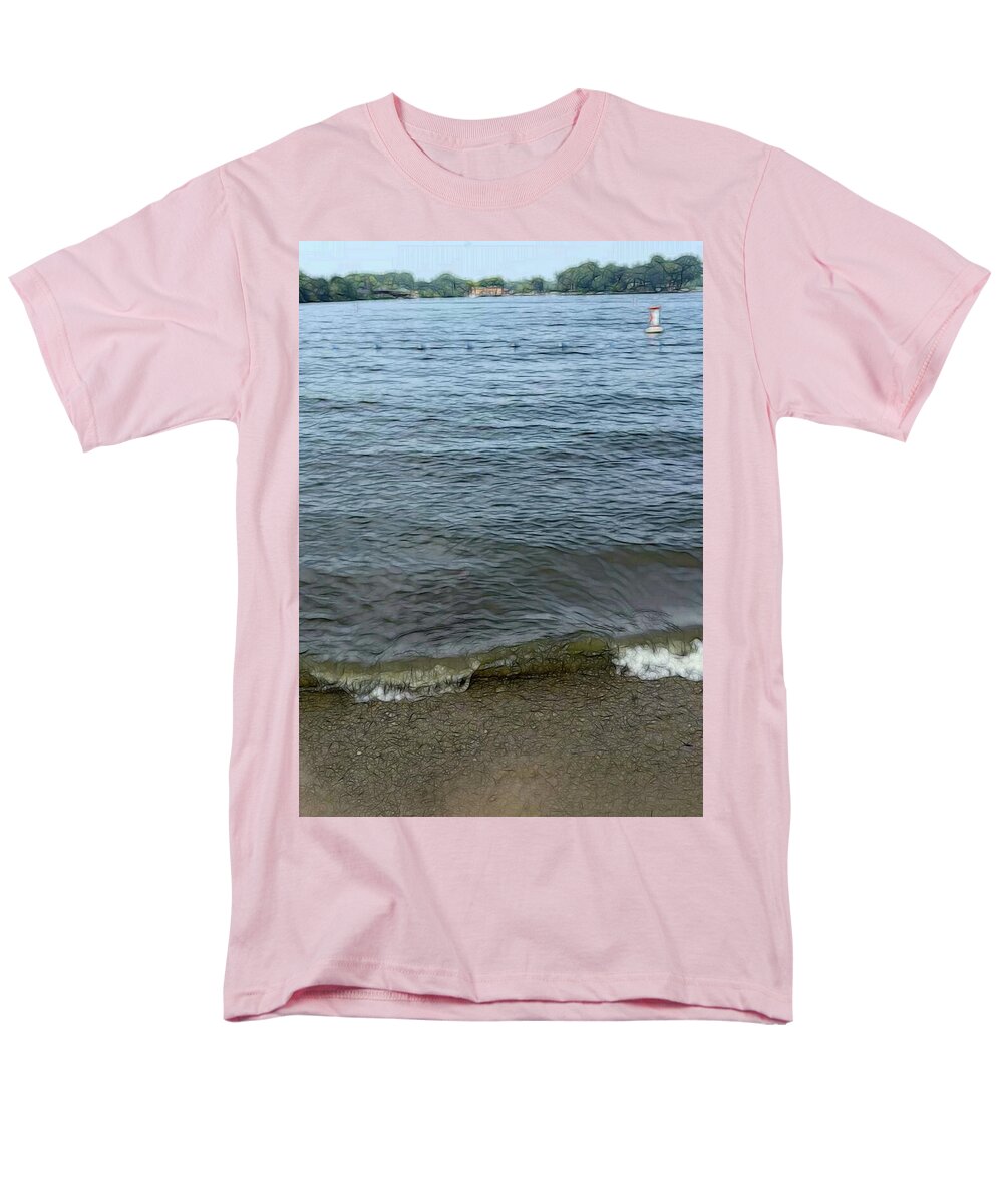 Nippersink Lake in August - Men's T-Shirt  (Regular Fit)