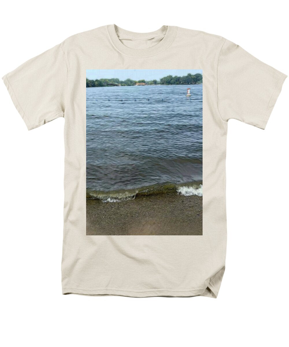 Nippersink Lake in August - Men's T-Shirt  (Regular Fit)