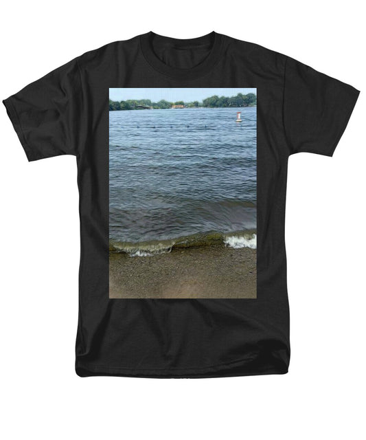 Nippersink Lake in August - Men's T-Shirt  (Regular Fit)