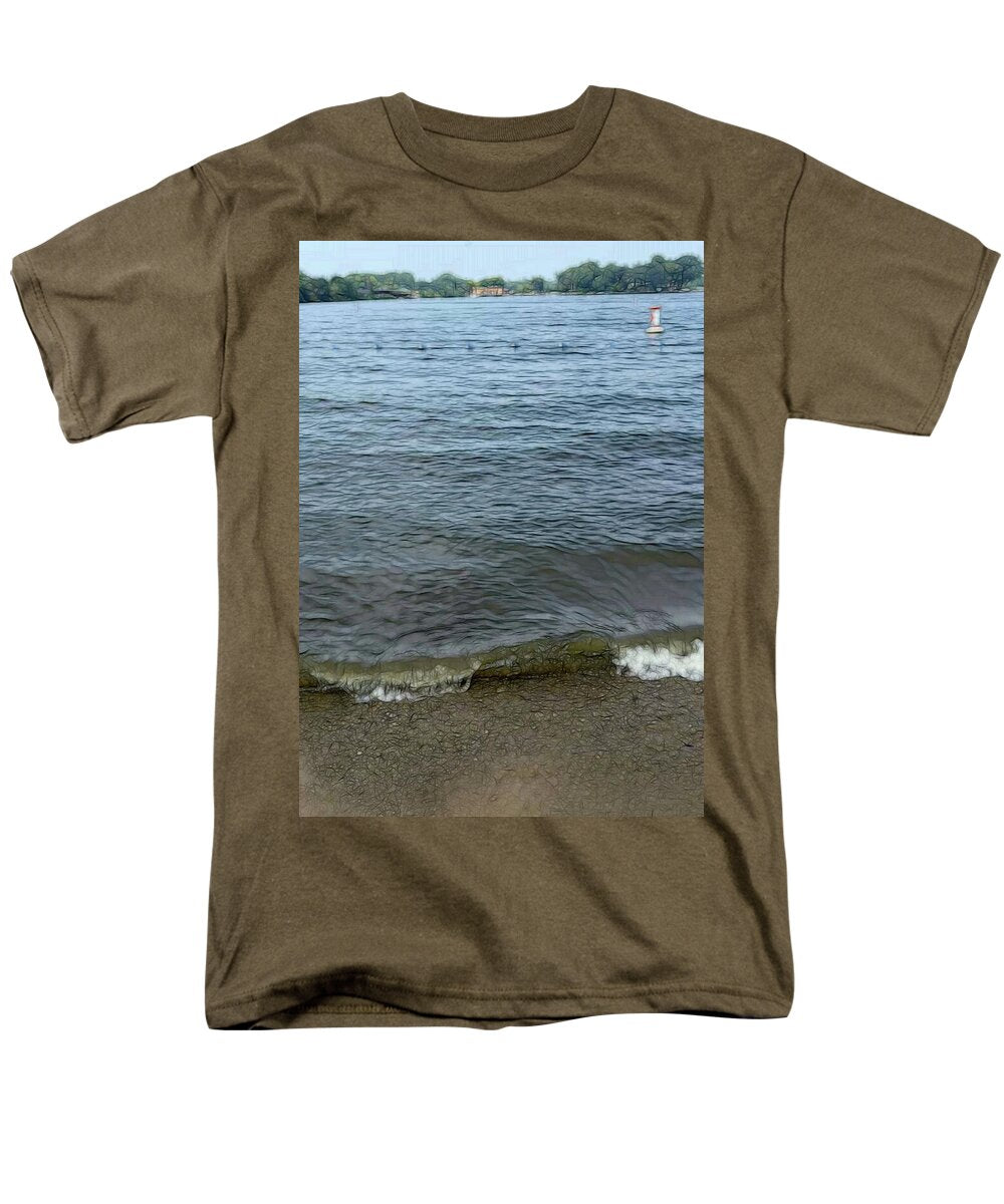 Nippersink Lake in August - Men's T-Shirt  (Regular Fit)