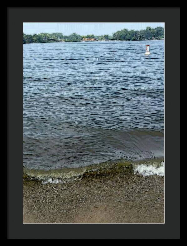 Nippersink Lake in August - Framed Print