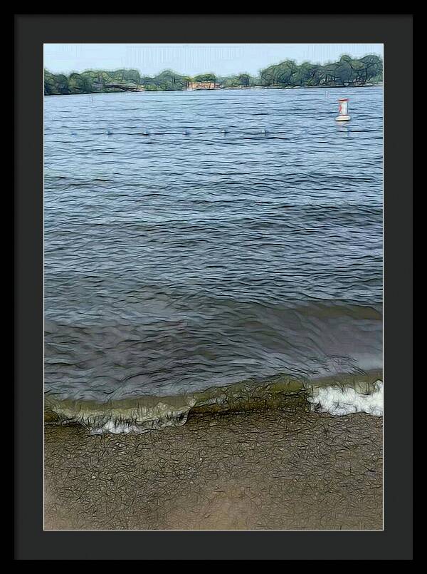 Nippersink Lake in August - Framed Print