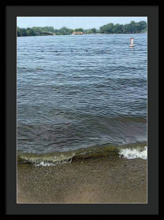 Nippersink Lake in August - Framed Print