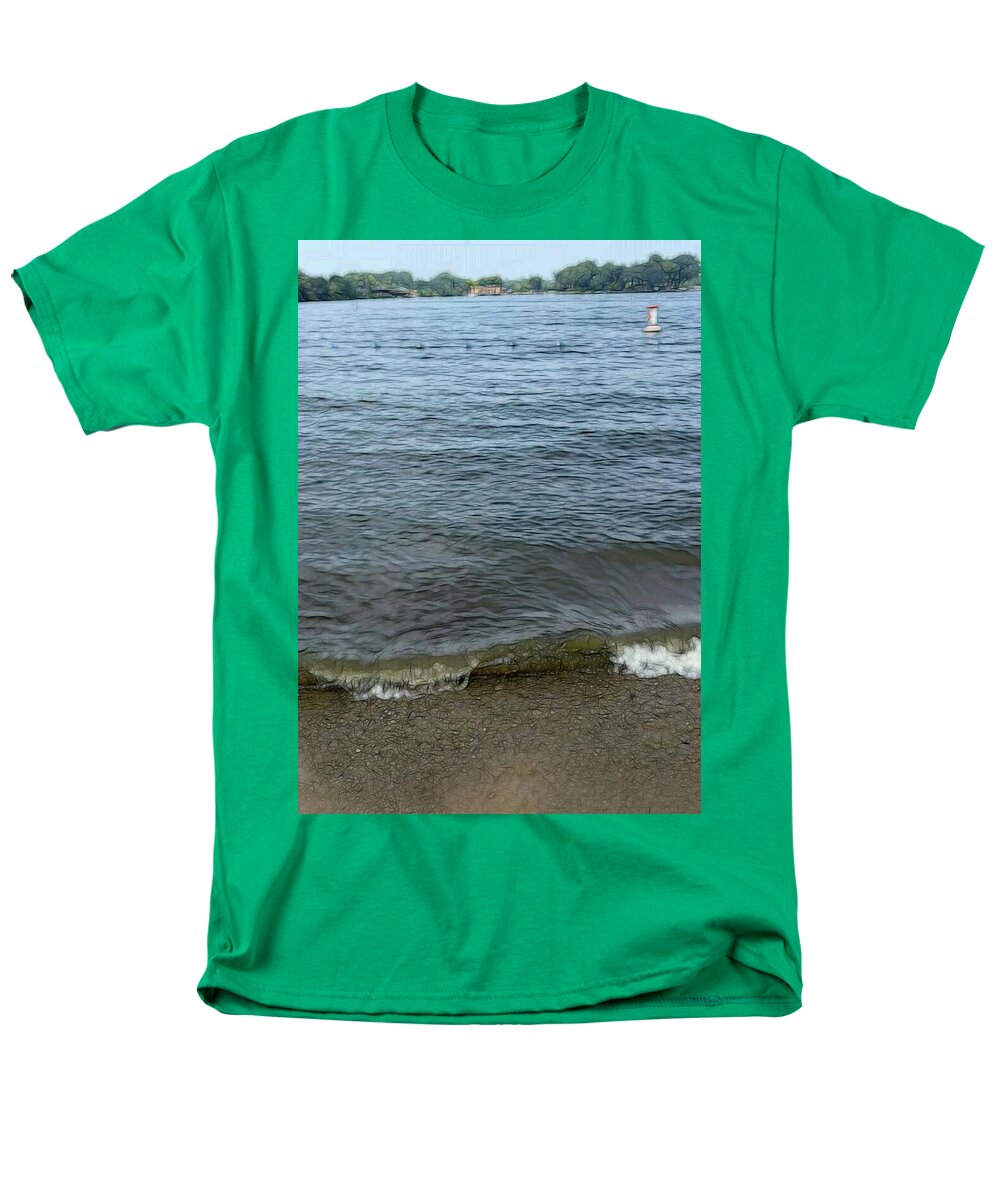 Nippersink Lake in August - Men's T-Shirt  (Regular Fit)