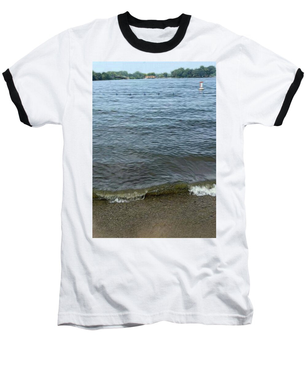 Nippersink Lake in August - Baseball T-Shirt