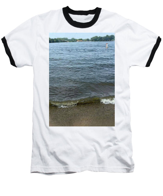Nippersink Lake in August - Baseball T-Shirt