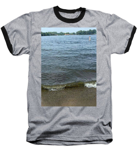 Nippersink Lake in August - Baseball T-Shirt