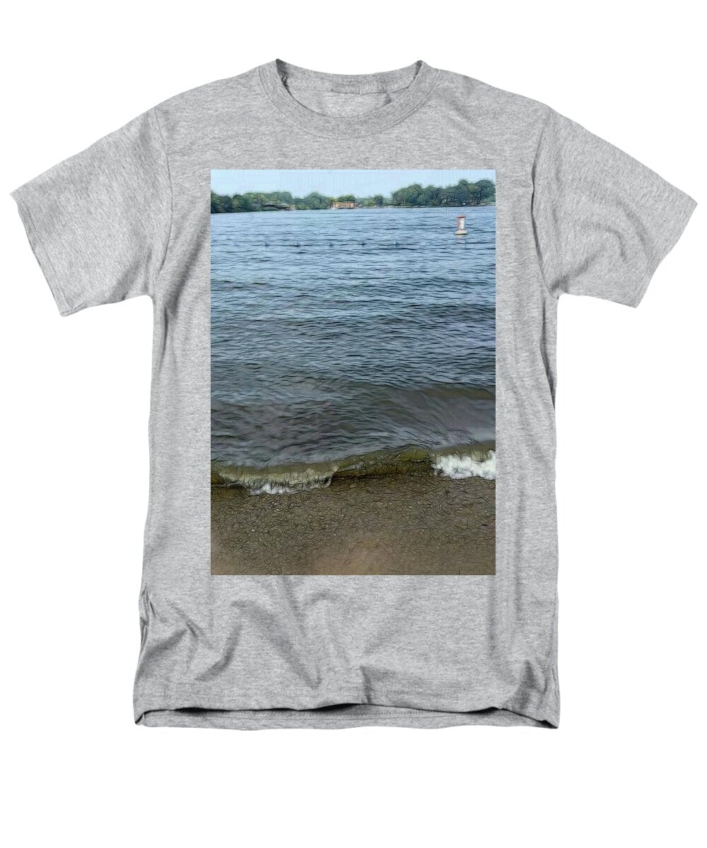 Nippersink Lake in August - Men's T-Shirt  (Regular Fit)