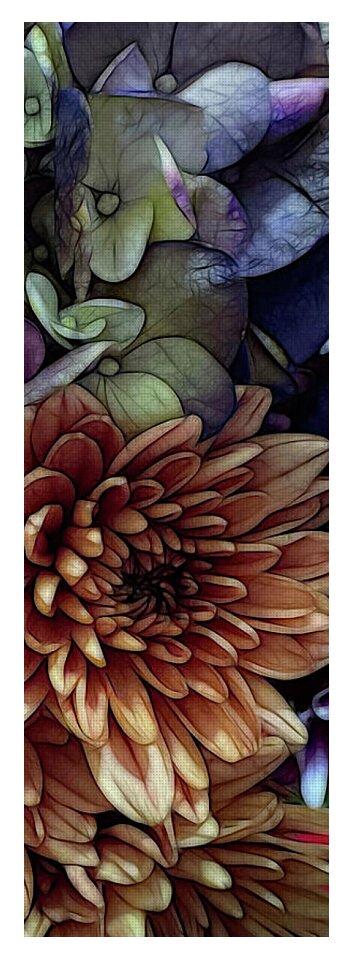 October Flowers 1 - Yoga Mat