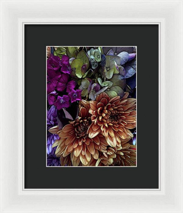 October Flowers 1 - Framed Print