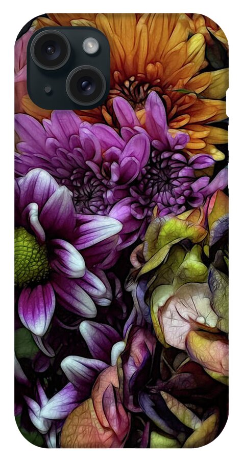 October Flowers 6 - Phone Case