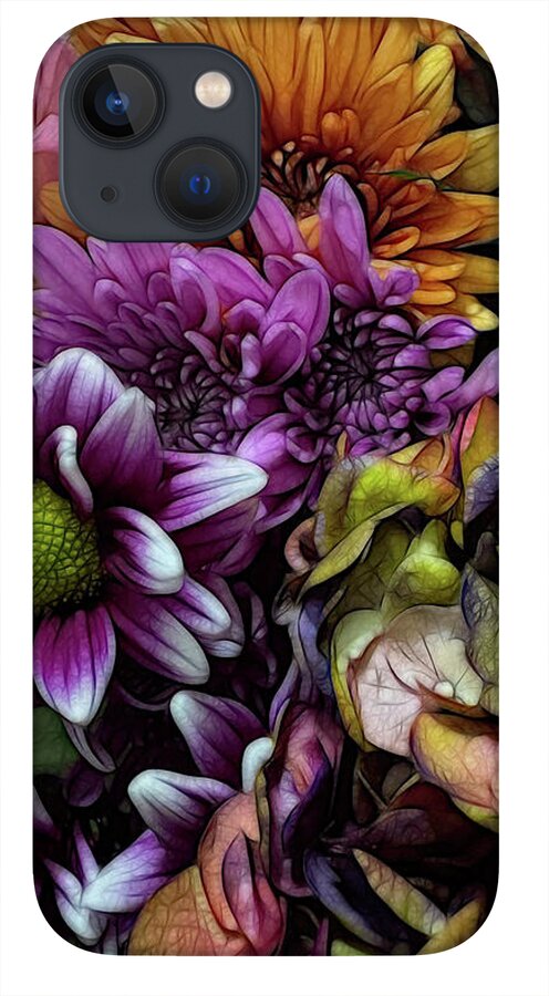 October Flowers 6 - Phone Case
