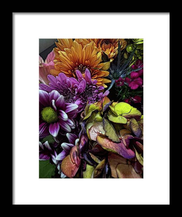 October Flowers 6 - Framed Print