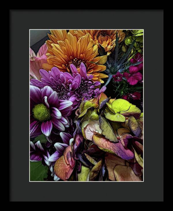 October Flowers 6 - Framed Print