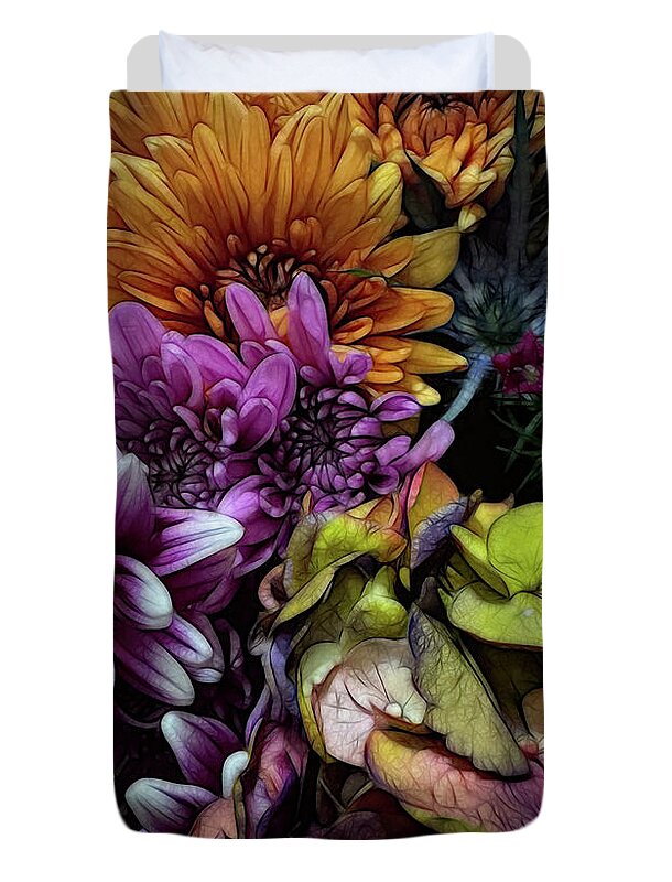 October Flowers 6 - Duvet Cover