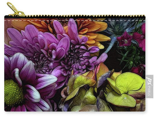 October Flowers 6 - Zip Pouch