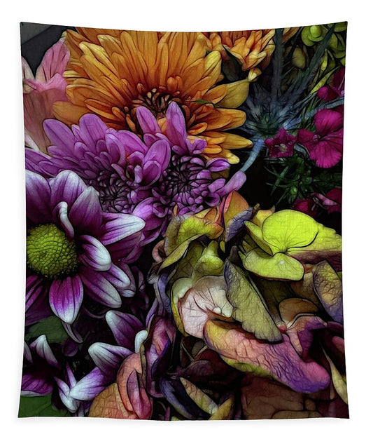 October Flowers 6 - Tapestry