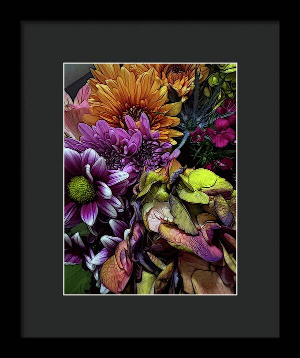 October Flowers 6 - Framed Print