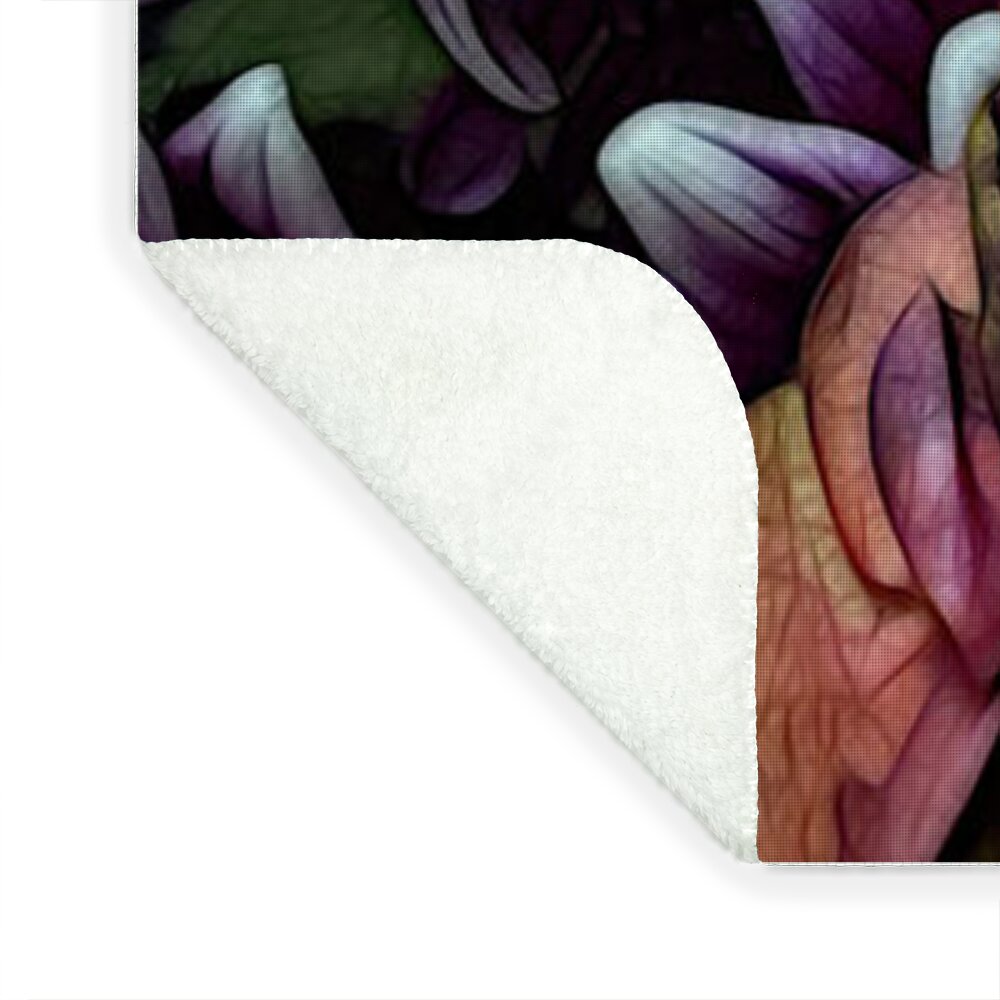 October Flowers 6 - Blanket