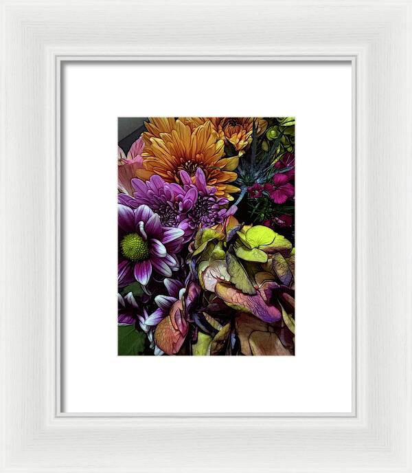 October Flowers 6 - Framed Print
