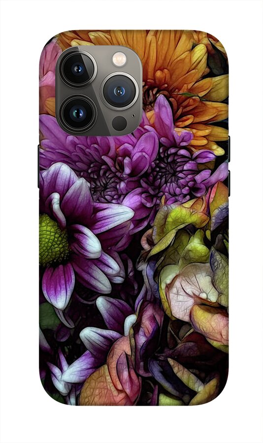 October Flowers 6 - Phone Case