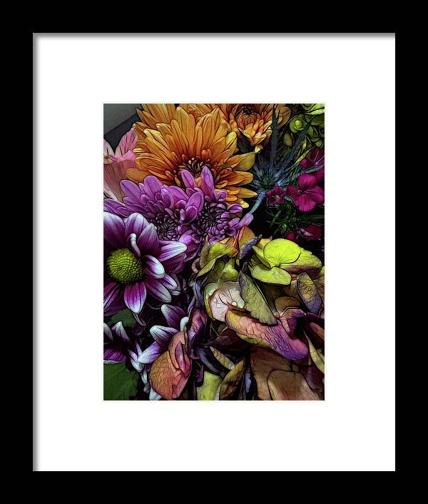 October Flowers 6 - Framed Print