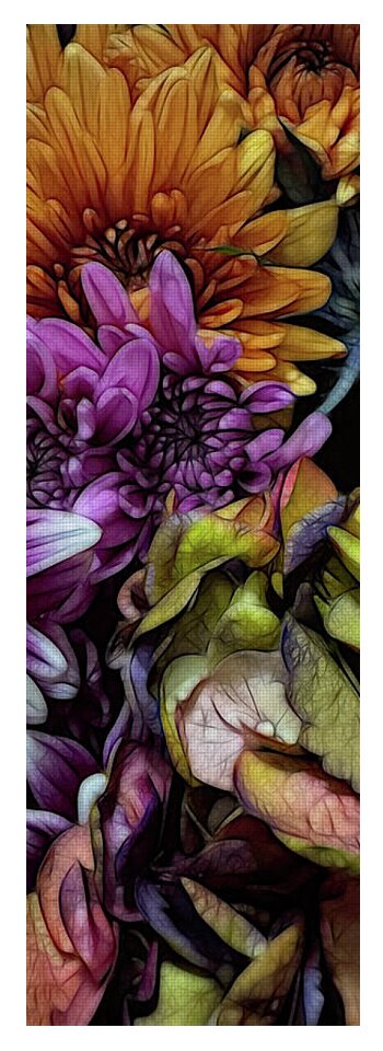 October Flowers 6 - Yoga Mat
