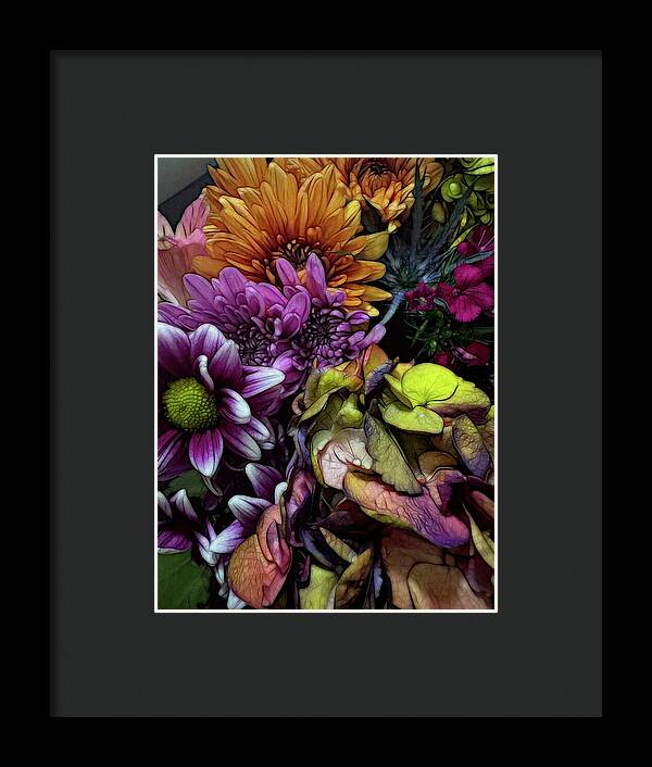 October Flowers 6 - Framed Print