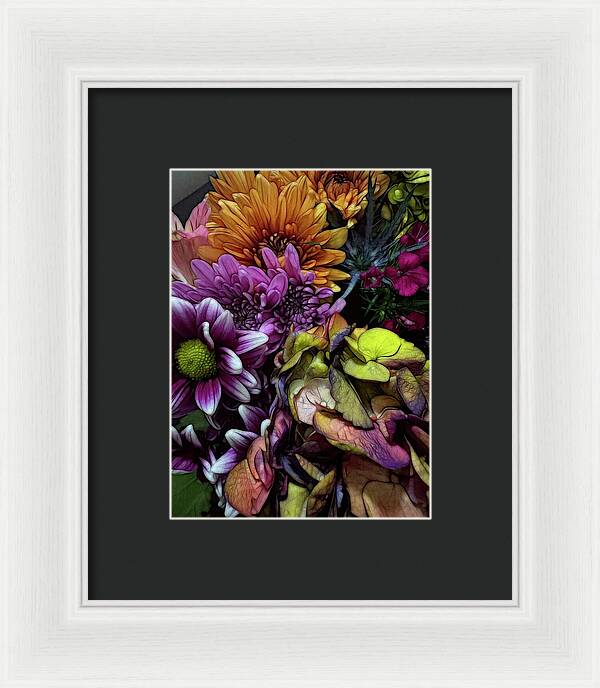 October Flowers 6 - Framed Print