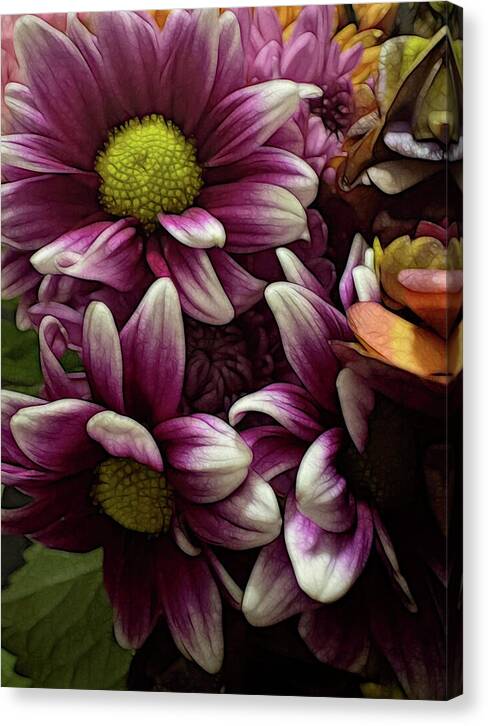 October Flowers 7 - Canvas Print
