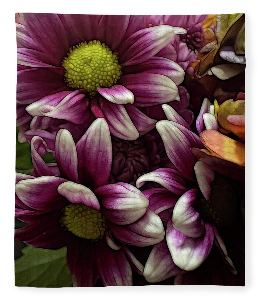 October Flowers 7 - Blanket