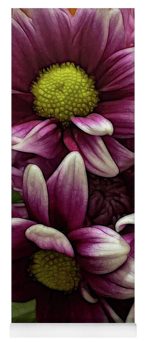 October Flowers 7 - Yoga Mat