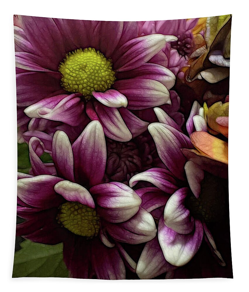 October Flowers 7 - Tapestry